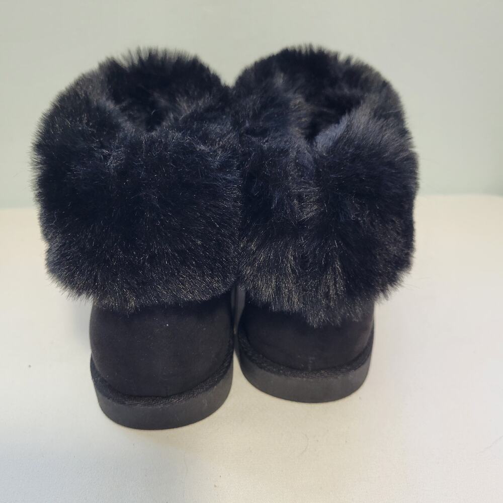 Juicy Couture Keera Black With Faux Fur Lining With Cuff Size 8 NWT 61326-2935 - Picture 3 of 7